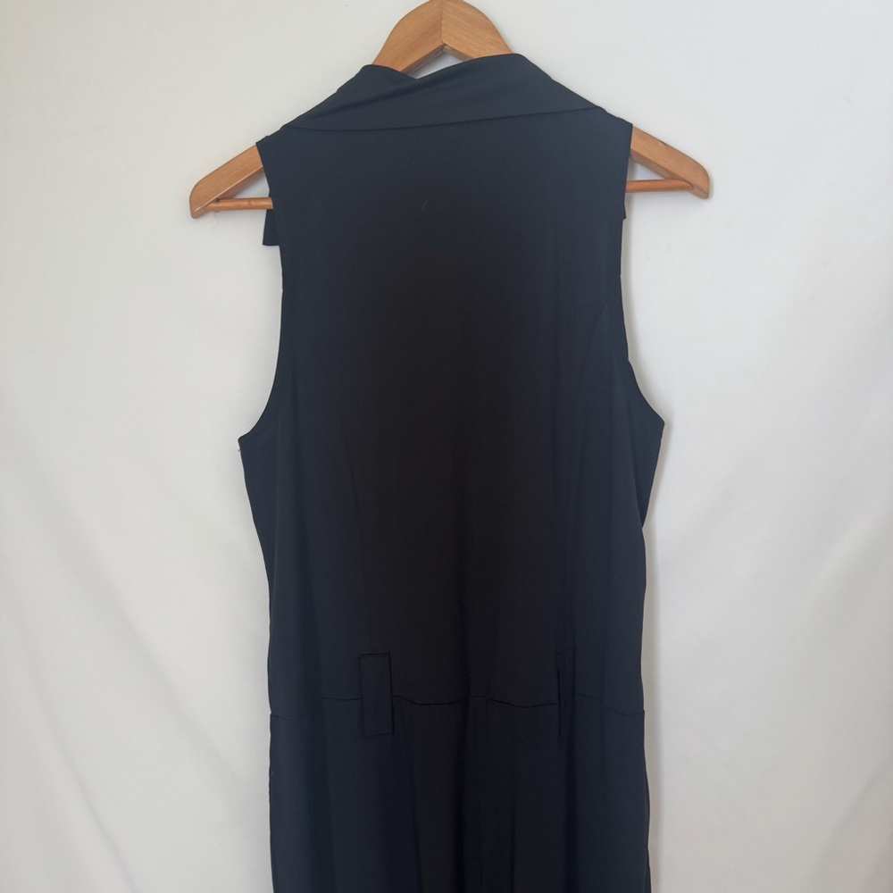 VENUS Classic Black Zip-Up Jumpsuit - Picture 2 of 3